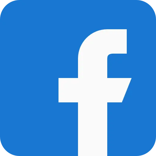 a blue circle with a white facebook logo used for Facebook Marketing