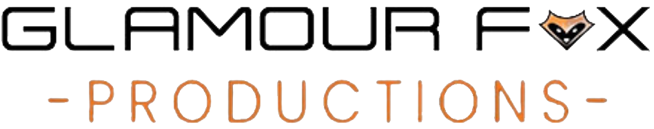 A logo of Glamour Fox Productions